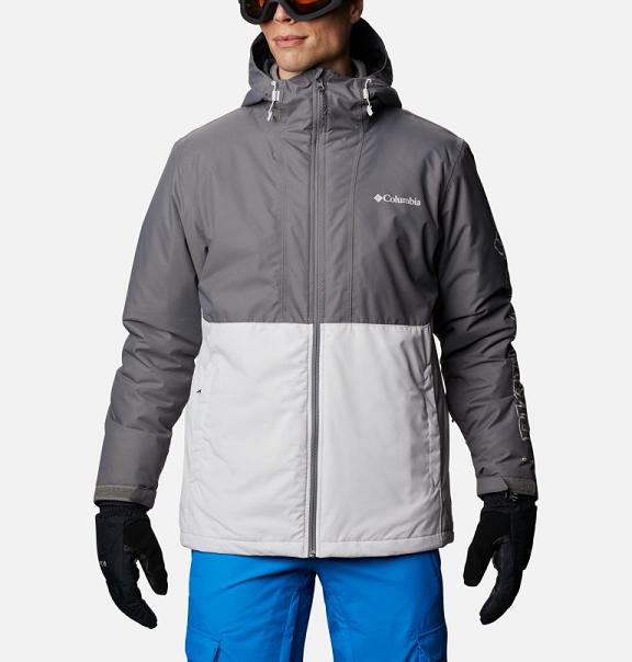 Columbia Mens Ski Jacket Sale UK - Timberturner Jackets Grey UK-517973